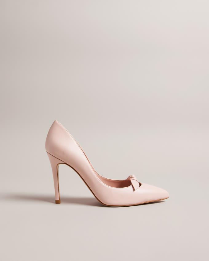 Chaussures à Talons Ted Baker Leather Bow Embellished Court Rose Femme | SRX-09729015